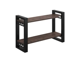 Полка настенная 900x300x500 RM194-90x30 Дуб Апрельский шоколад/Черный
