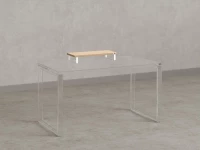 Подставка под монитор 600x250x100 RM209-60x40 Вяз Швейцарский Светлый/Белый