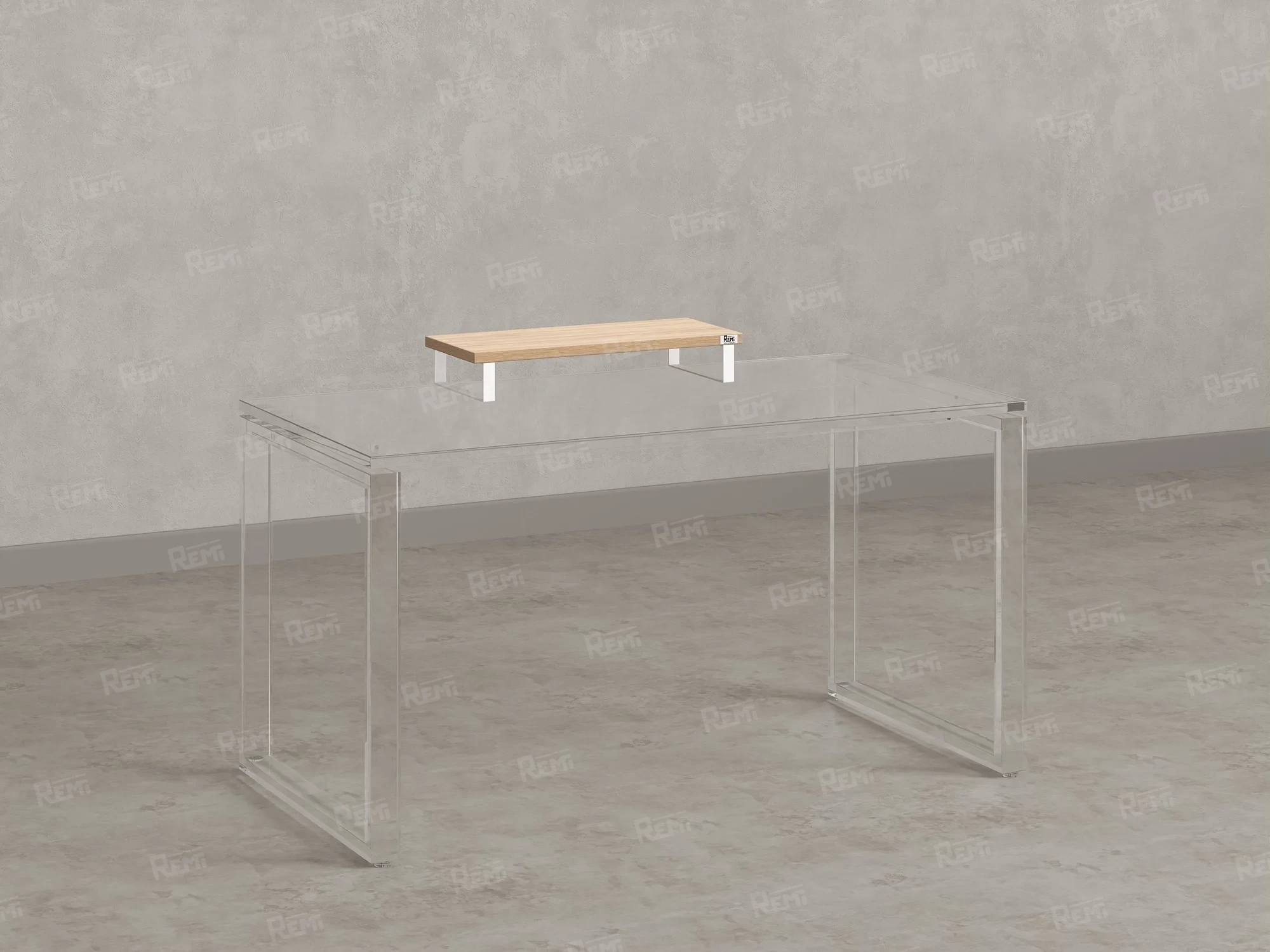 Подставка под монитор 600x250x100 RM209-60x40 Вяз Швейцарский Светлый/Белый