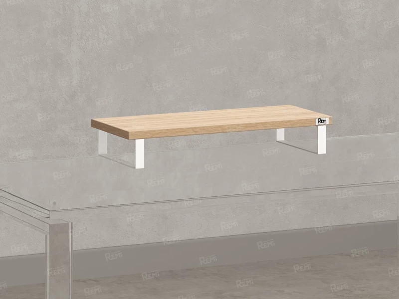 Подставка под монитор 600x250x100 RM209-60x40 Вяз Швейцарский Светлый/Белый