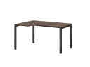 Стол угловой, П-опора, левый 1800x800/1000x750, RM053-18x8-10 Дуб Апрельский шоколад/Черный