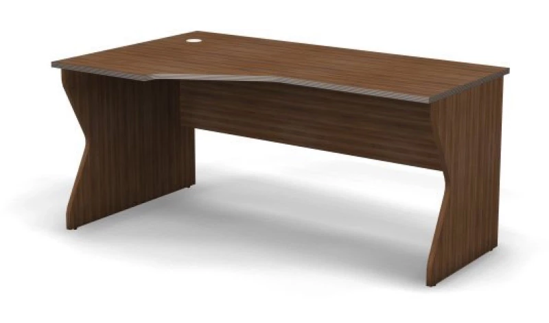 Стол RS011 эргономичный левый 158x95x74 см Дуб Катания, Серия Смарт | Smart