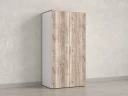 Гардероб, на регулируемых опорах, штанга, 1 полка 900x600x1800 RM159-90x60 Дуб Маувелла/Белый