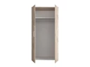 Гардероб, на регулируемых опорах, штанга, 1 полка 900x600x1800 RM159-90x60 Дуб Маувелла/Белый