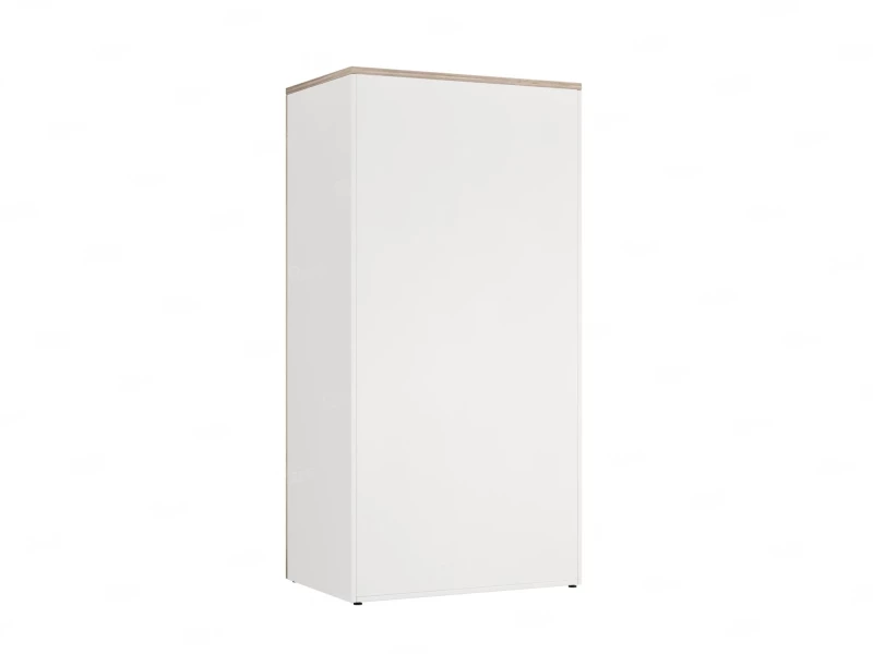 Гардероб, на регулируемых опорах, штанга, 1 полка 900x600x1800 RM159-90x60 Дуб Маувелла/Белый