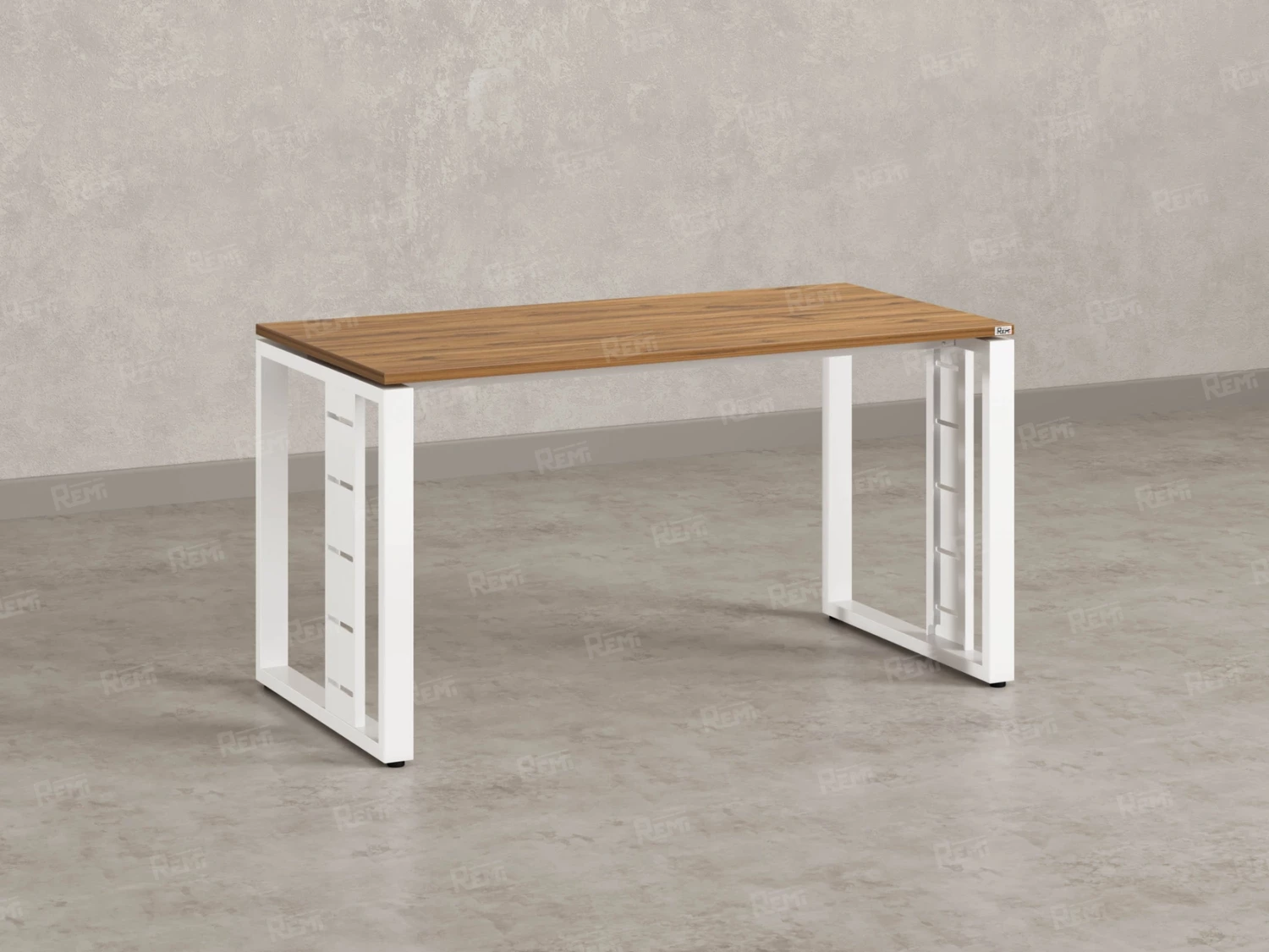 Стол прямой на О-образных опорах 1600x800x750 RM040-16x8 Юстус/Белый