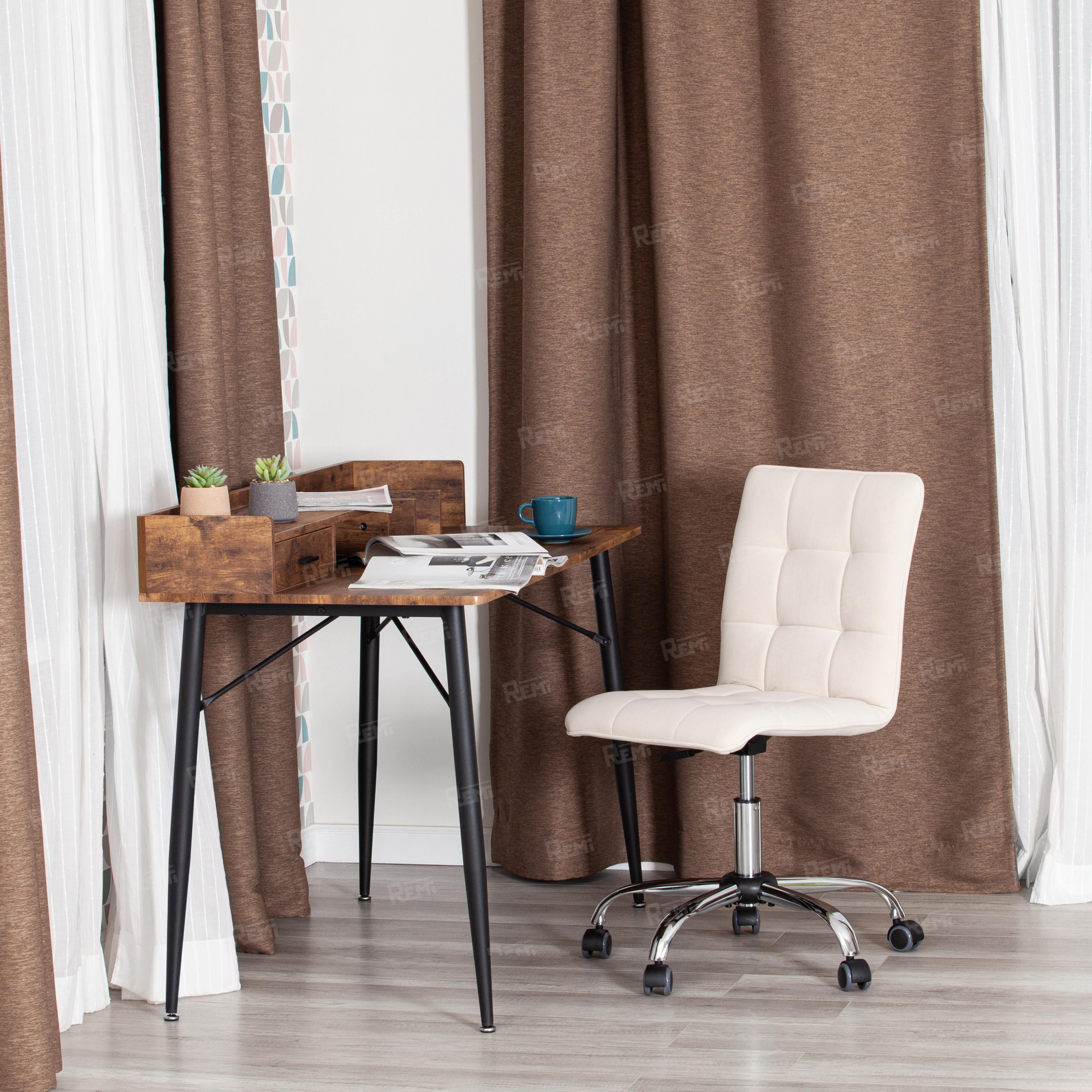 Кресло ZERO Молочный/Молочный, Флок (арт. 13501)