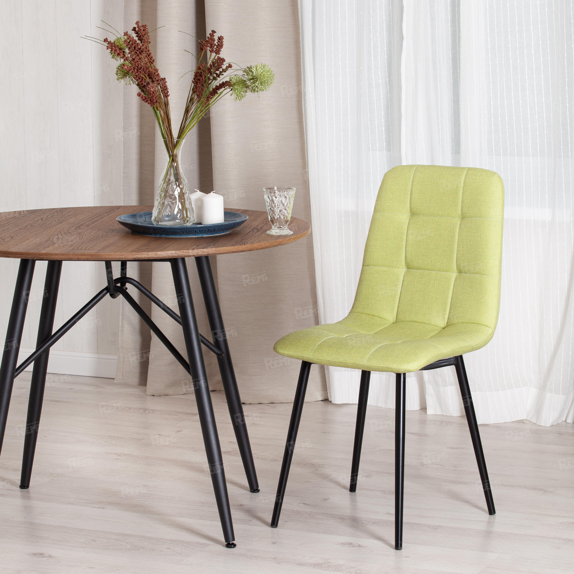 Стул CHILLY MAX Фисташковый/Фисташковый, Ткань (арт. 18291)