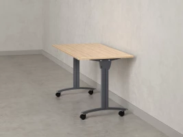 Стол складной, мобильный 1200x700x750 RM011-12x7 Вяз Швейцарский светлый/Серый