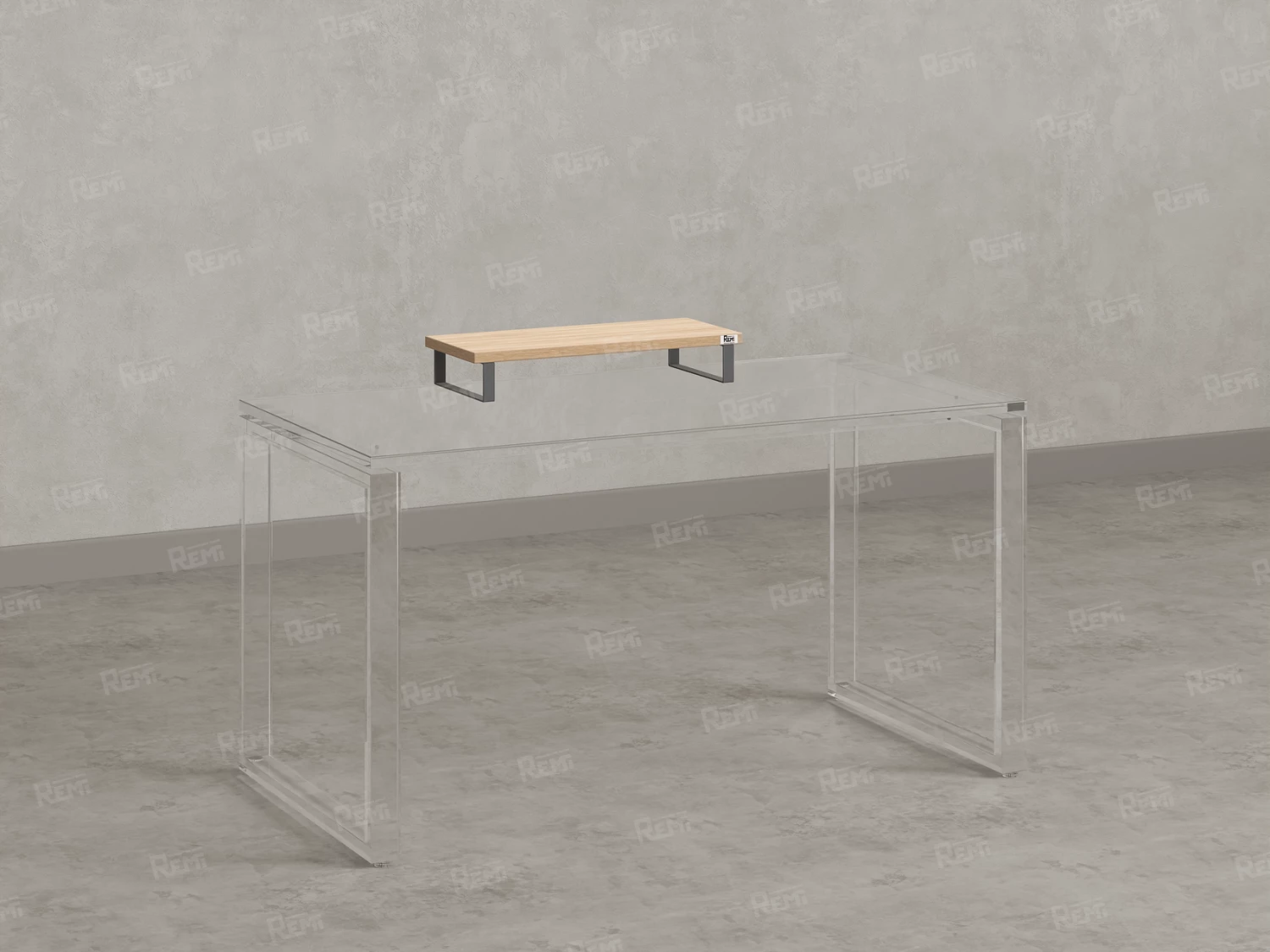 Подставка под монитор 600x250x100 RM209-60x40 Вяз Швейцарский Светлый/Серый