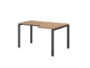 Стол угловой, П-опора, правый 1800x900/1200x750, RM052-18x9-12 Дуб Юстус/Черный