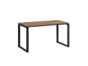 Стол прямой на O-образных опорах 1600x800x750 RM002-16x8 Дуб Юстус/Черный