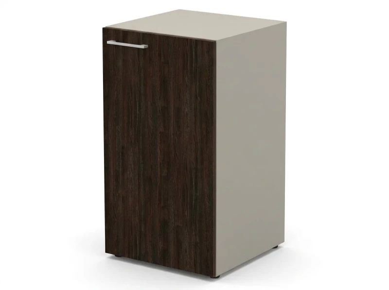 Шкаф низкий, RAC044 правый 45,1x44,8x81,4см Дуб Термо/Серый камень, Серия Аккорд / Accord