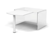 Брифинг RAC018 (без опоры) 80x80x75 Белый премиум, Серия Аккорд | Accord