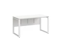 Стол прямой, О-опоры, экран ЛДСП,парящая стол-ца 1200x800x750 RM008-12x8 Белый/Белый