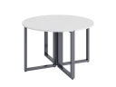 Круглый стол на О-образных опорах 1500x1500x750 RM187-15x15 Белый/Серый