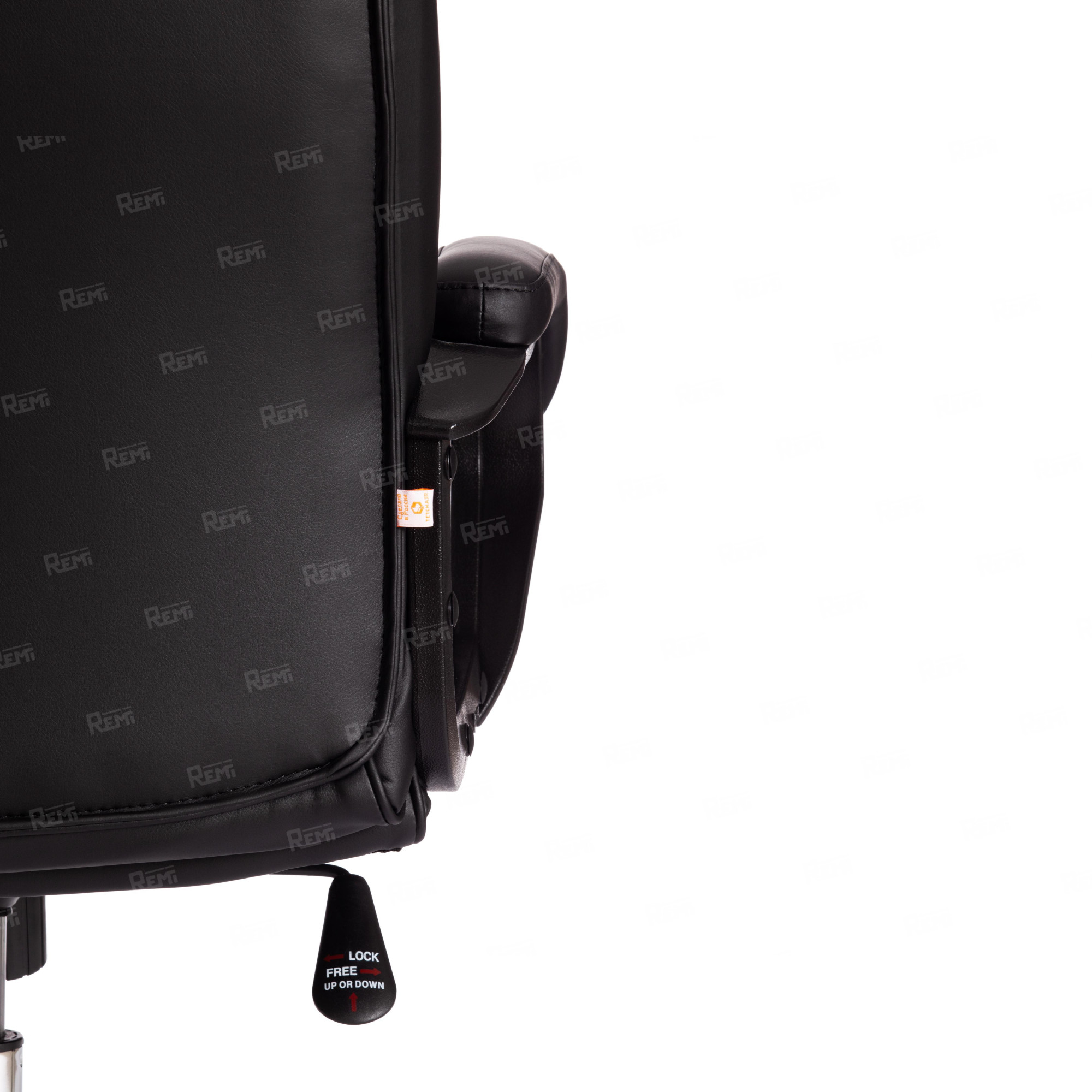 Кресло СН9944 (22) хром Черный/Черный, Экокожа (арт. 19467)