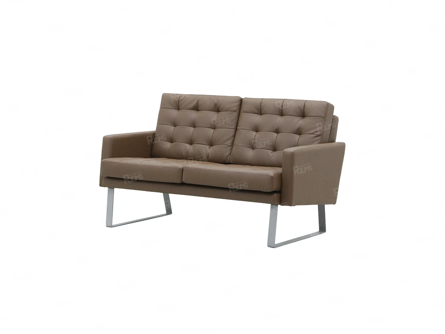 Диван Смак на 2 места цвет Коричневый