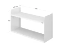 Полка настенная 900x200x500 RM190-90x20 Белый/Белый