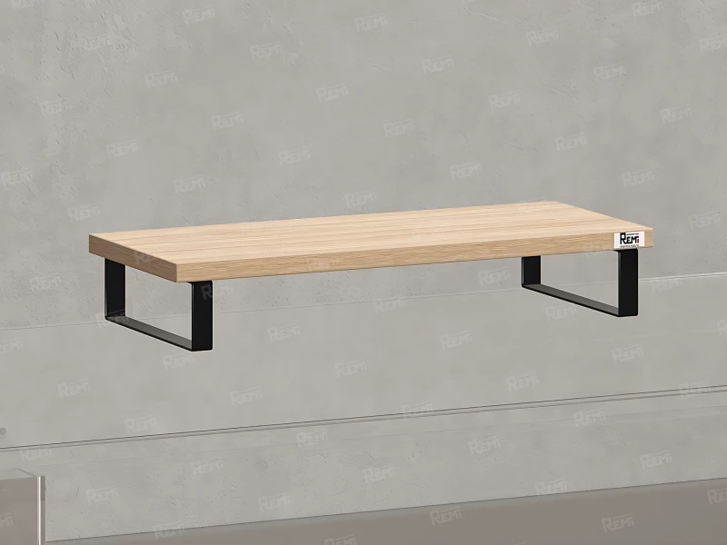 Подставка под монитор 600x250x100 RM209-60x40 Вяз Швейцарский Светлый/Черный