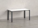 Стол прямой на П-образных опорах 1400x800x750 RM001-14x8 Белый/Серый