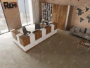 Стойка ресепшн 3-300 3000x700x1200 RTD087 Таксония медовая. Серия Тандем / Tandem. Серия Тандем / Tandem
