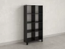 Стеллаж, 8 ячеек 750х370х1620 RM139-75x37 Белый/Черный