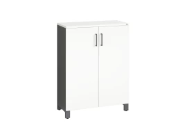 Шкаф распашной, 3 уровня 900x420x1200 RM149-90x42 Белый/Серый