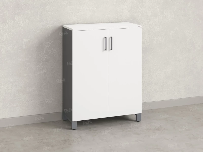 Шкаф распашной, 3 уровня 900x420x1200 RM149-90x42 Белый/Серый