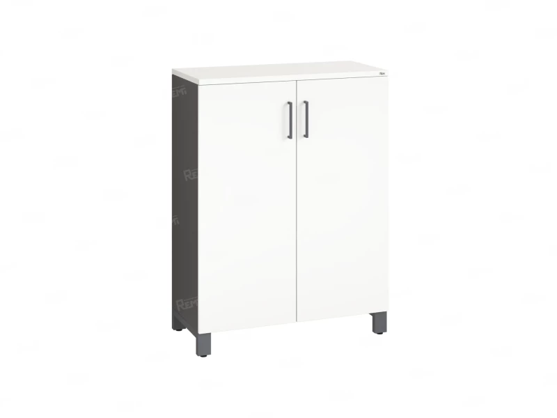 Шкаф распашной, 3 уровня 900x420x1200 RM149-90x42 Белый/Серый