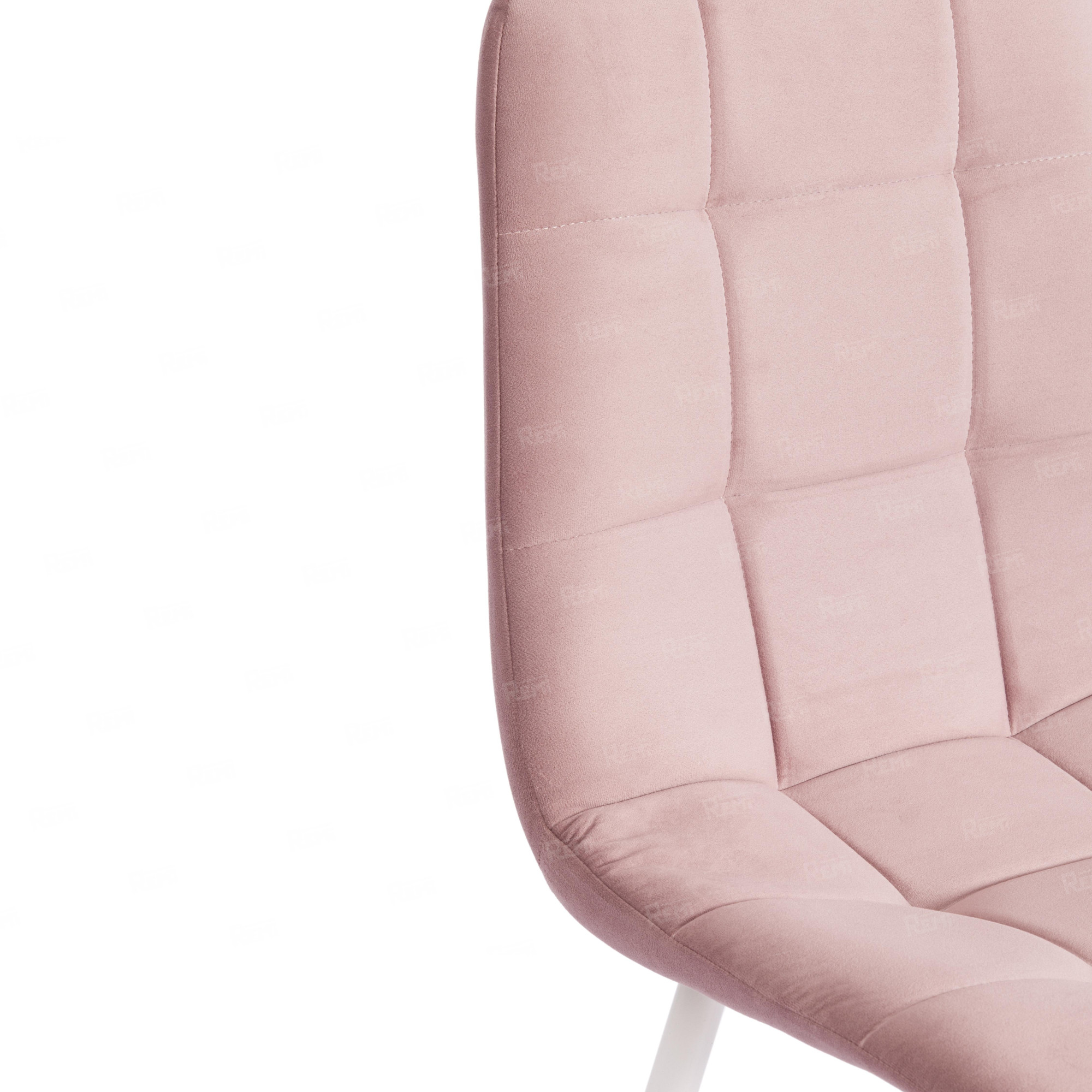 Стул CHILLY MAX Пепельно-розовый/Пепельно-розовый, Велюр (арт. 20028)