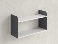 Полка настенная 900x200x500 RM190-90x20 Белый/Серый