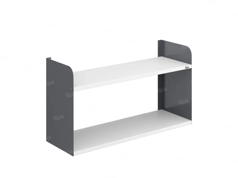Полка настенная 900x200x500 RM190-90x20 Белый/Серый