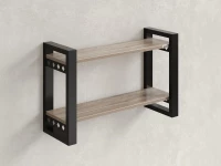 Полка настенная 900x300x500 RM194-90x30 Дуб Маувелла/Черный