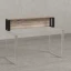 Надстройка для стола 1000x200x300 RM208-100x40 Дуб Маувелла/Черный