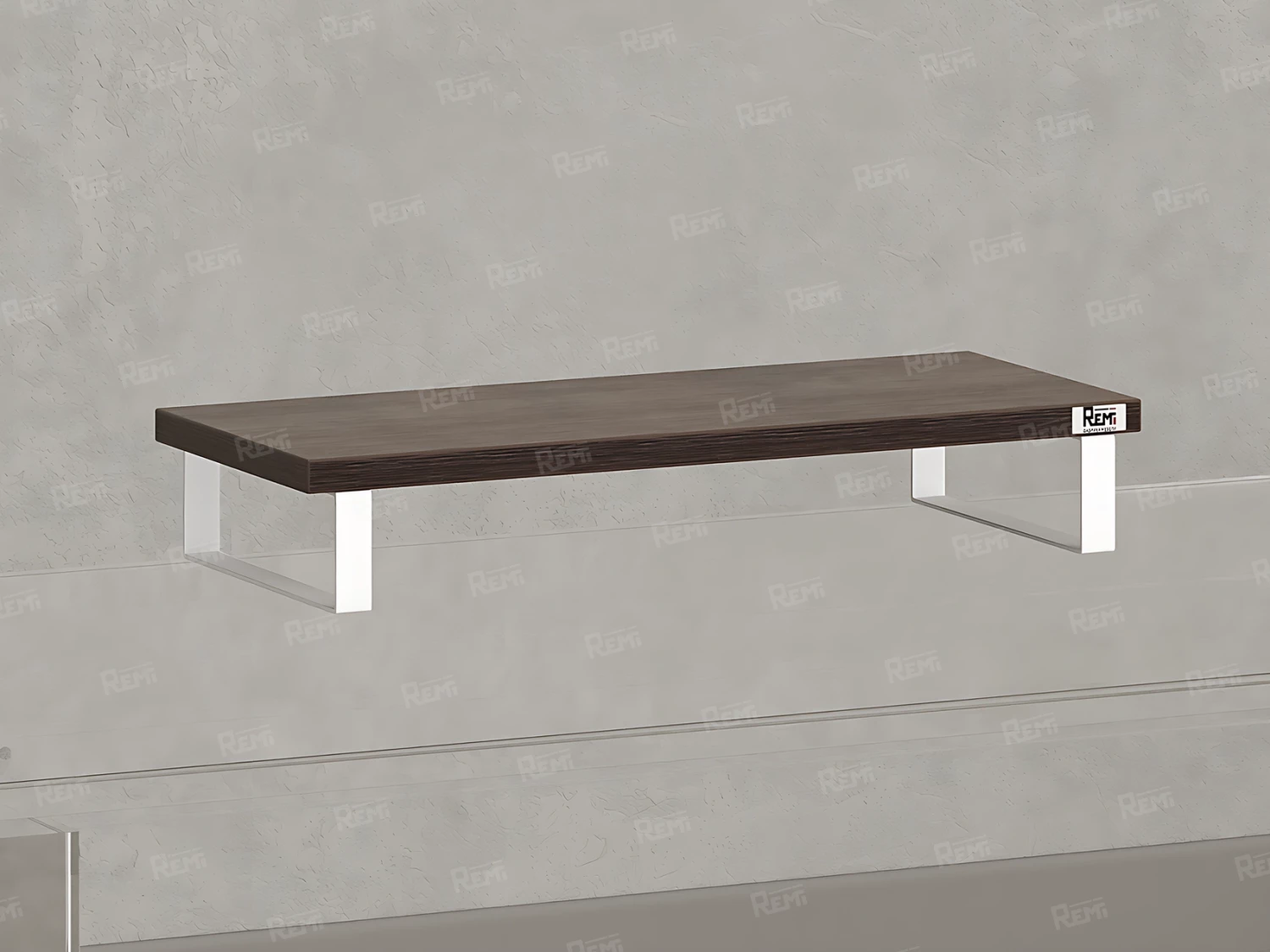 Подставка под монитор 600x250x100 RM209-60x40 Дуб Апрельский Шоколадный/Белый