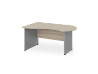 BRL RB004-180х120L Стол асимметричный левый 1800х1200х740 Шорвуд/Серый вулкан-кий