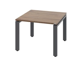 Журнальный стол с полкой 1200x600x550 RM183-12x6 Дуб Юстус/Серый