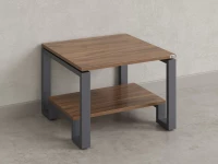 Журнальный стол с полкой 900x800x550 RM181-9x8 Дуб Юстус/Серый