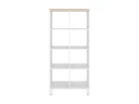 Стеллаж, 8 ячеек 750х370х1620 RM139-75x37 Вяз Швейцарский светлый/Белый
