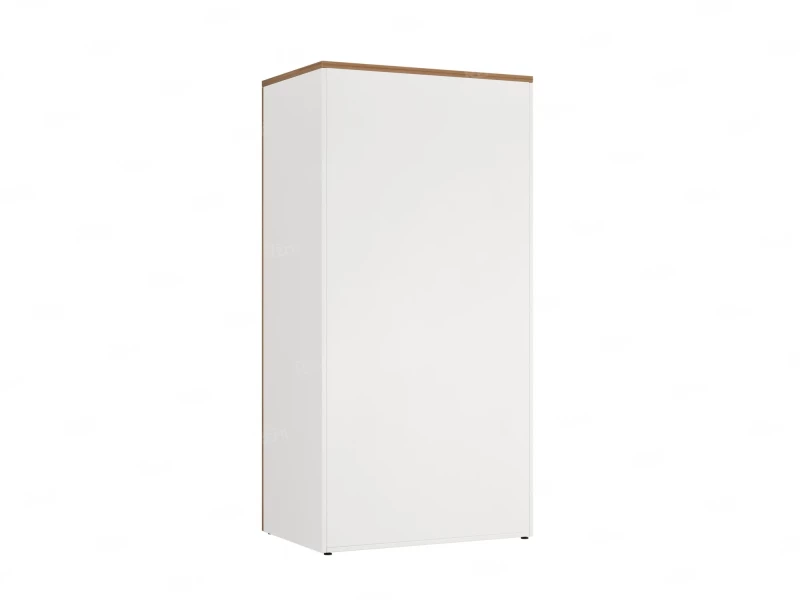 Гардероб, на регулируемых опорах, штанга, 1 полка 900x600x1800 RM159-90x60 Дуб Юстус/Белый