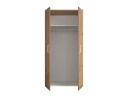 Гардероб, на регулируемых опорах, штанга, 1 полка 900x600x1800 RM159-90x60 Дуб Юстус/Белый