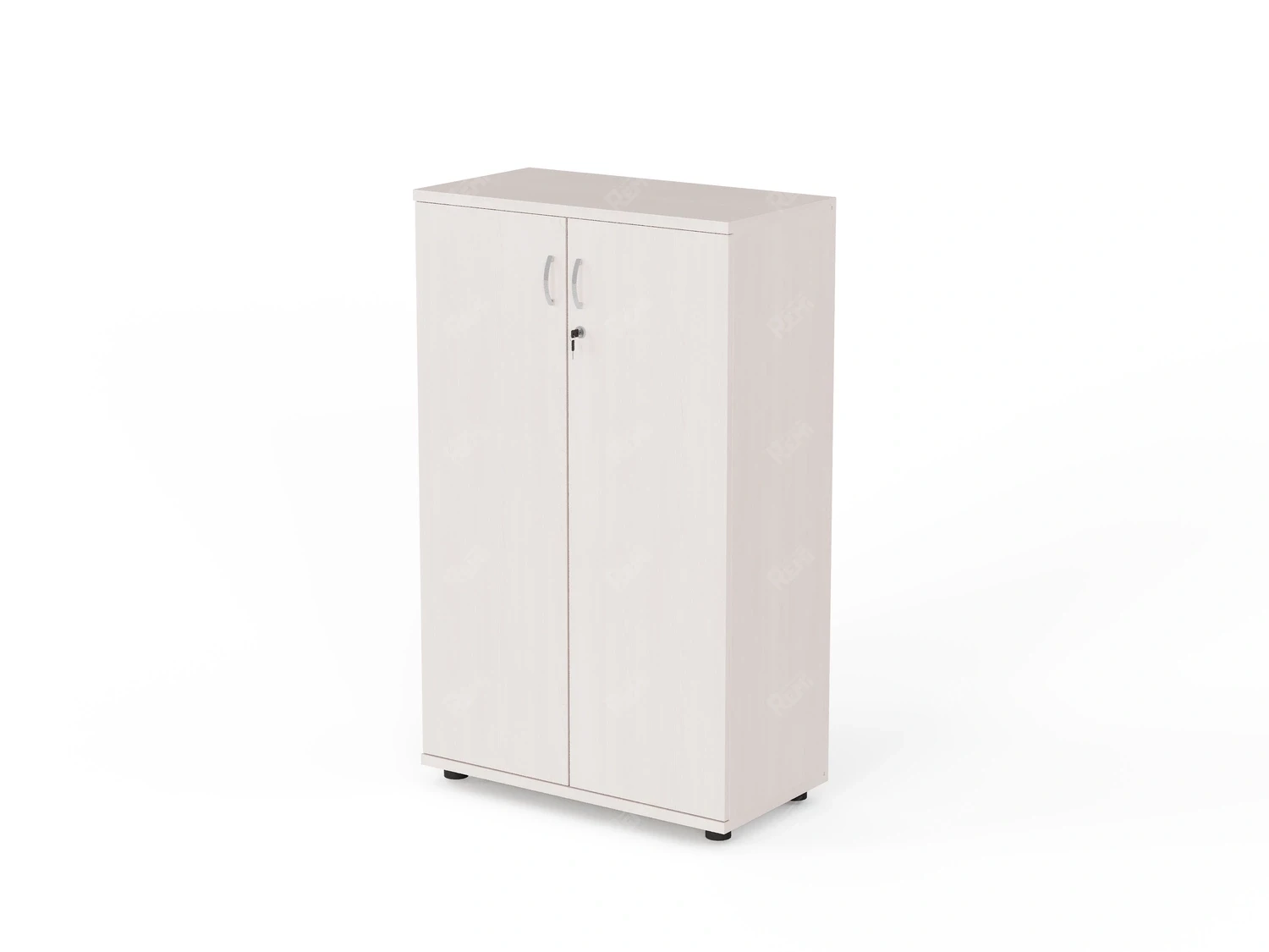Шкаф закрытый RLG035 3 полки 700х350х1130 Дуб Молочный, Серия ЛАЙТ | LIGHT