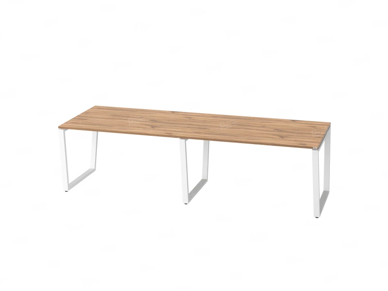 Cтол для переговоров, на V-обазном каркасе 2000x1200x750 RM082-200x120 Юстус/Белый