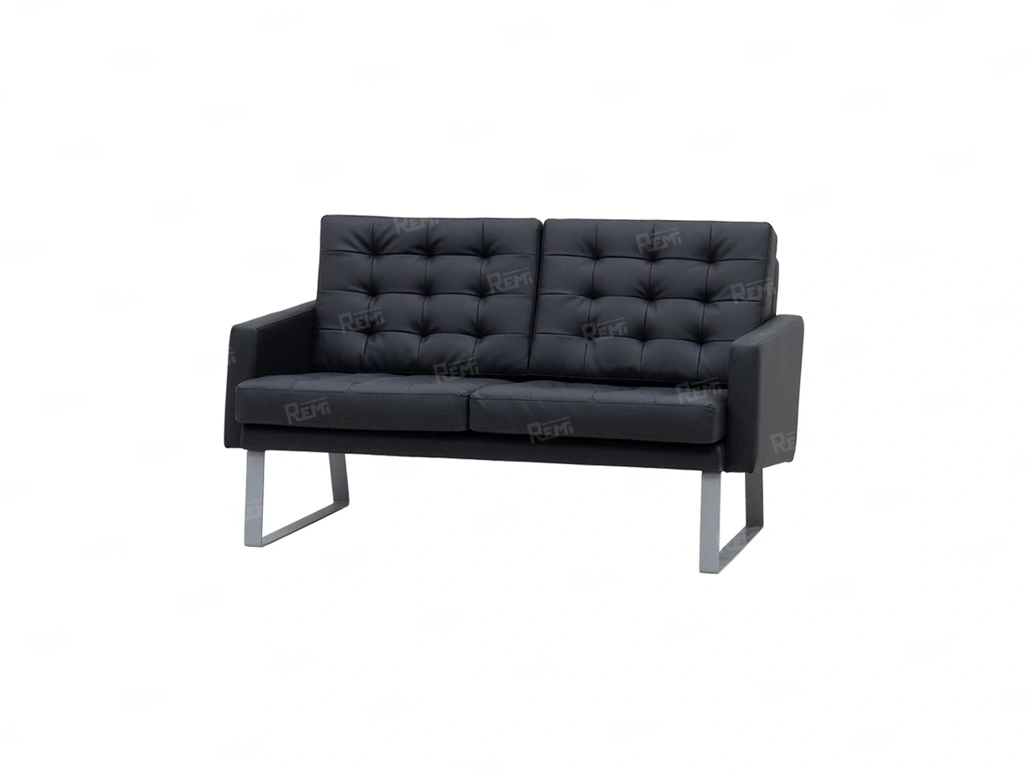 Диван Смак на 2 места цвет Черный