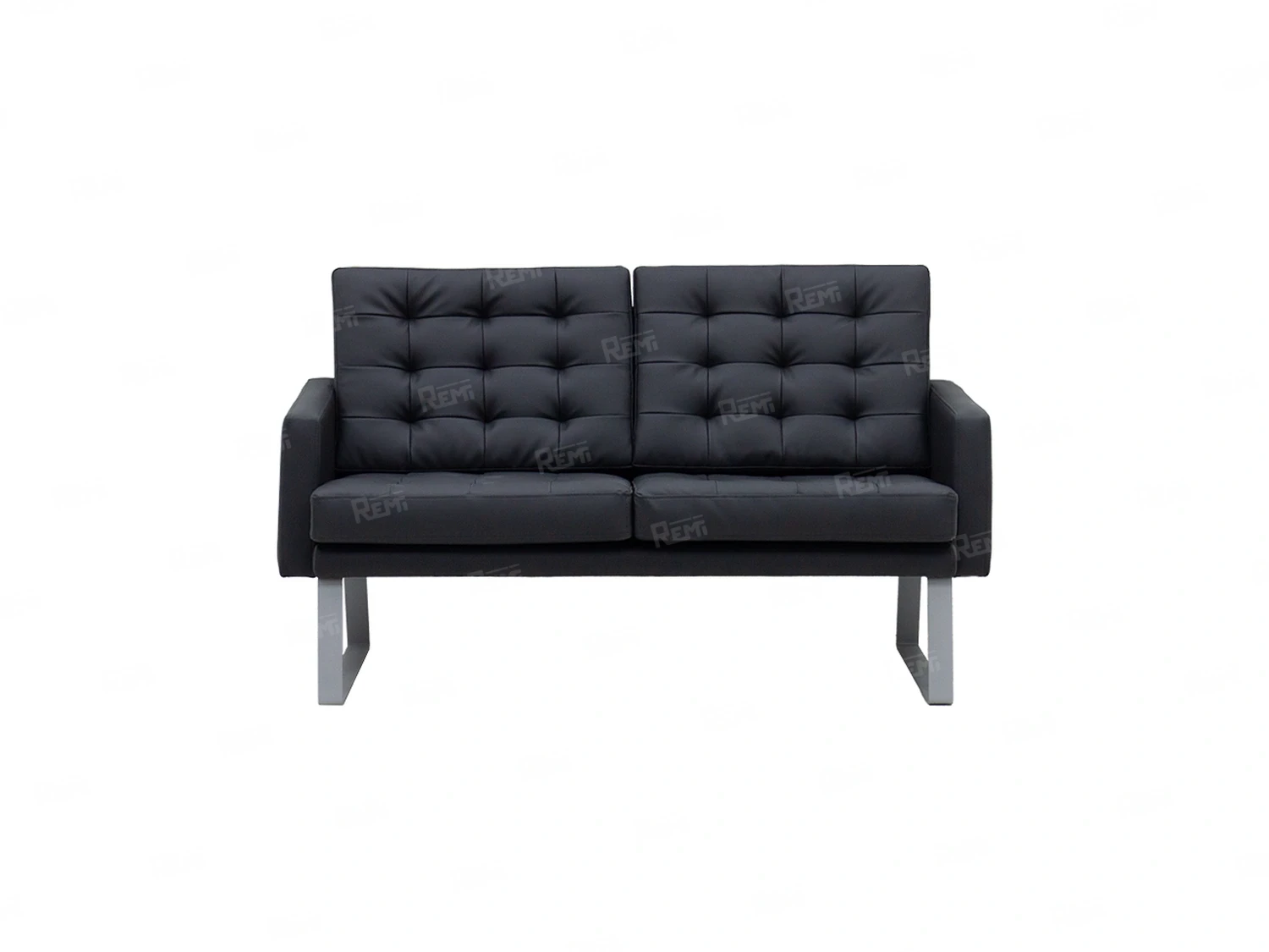 Диван Смак на 2 места цвет Черный