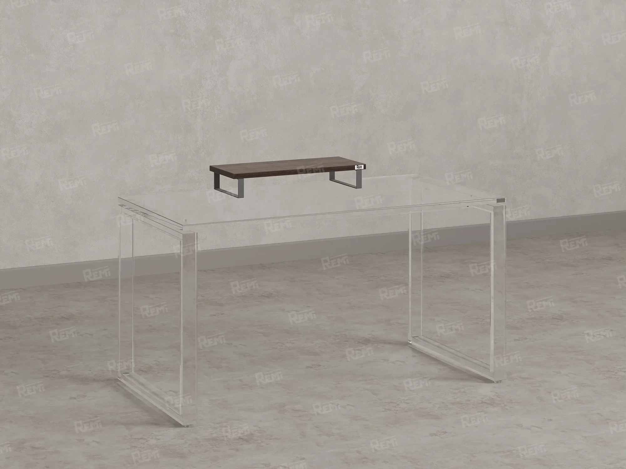 Подставка под монитор 600x250x100 RM209-60x40 Дуб Апрельский Шоколадный/Серый