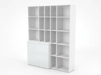 Стеллаж угловой RAC036 для шкафов н84 правый 158,8x35,2x198,5 Белый, Серия Аккорд | Accord