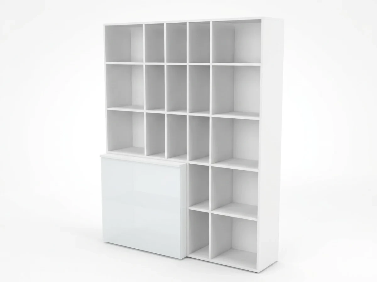 Стеллаж угловой RAC036 для шкафов н84 правый 158,8x35,2x198,5 Белый, Серия Аккорд | Accord. Серия Аккорд | Accord. Серия Аккорд | Accord