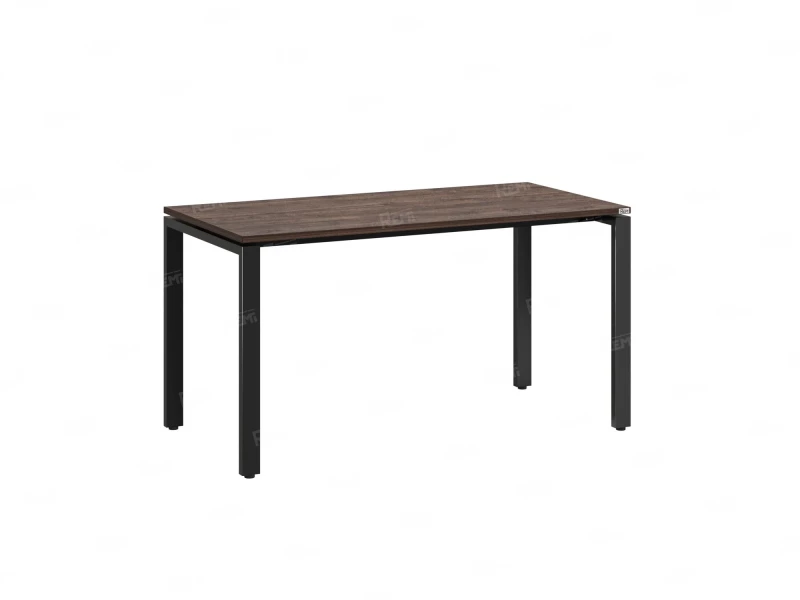Стол прямой на П-образных опорах 1000x700x750 RM001-10x7 Дуб Апрельский шоколад/Черный